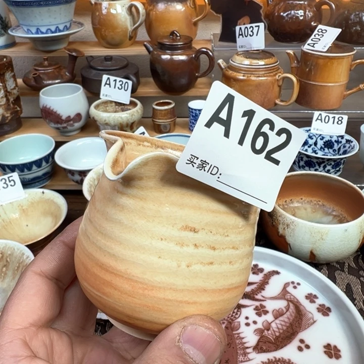 摆件162景德镇手工柴烧茶器