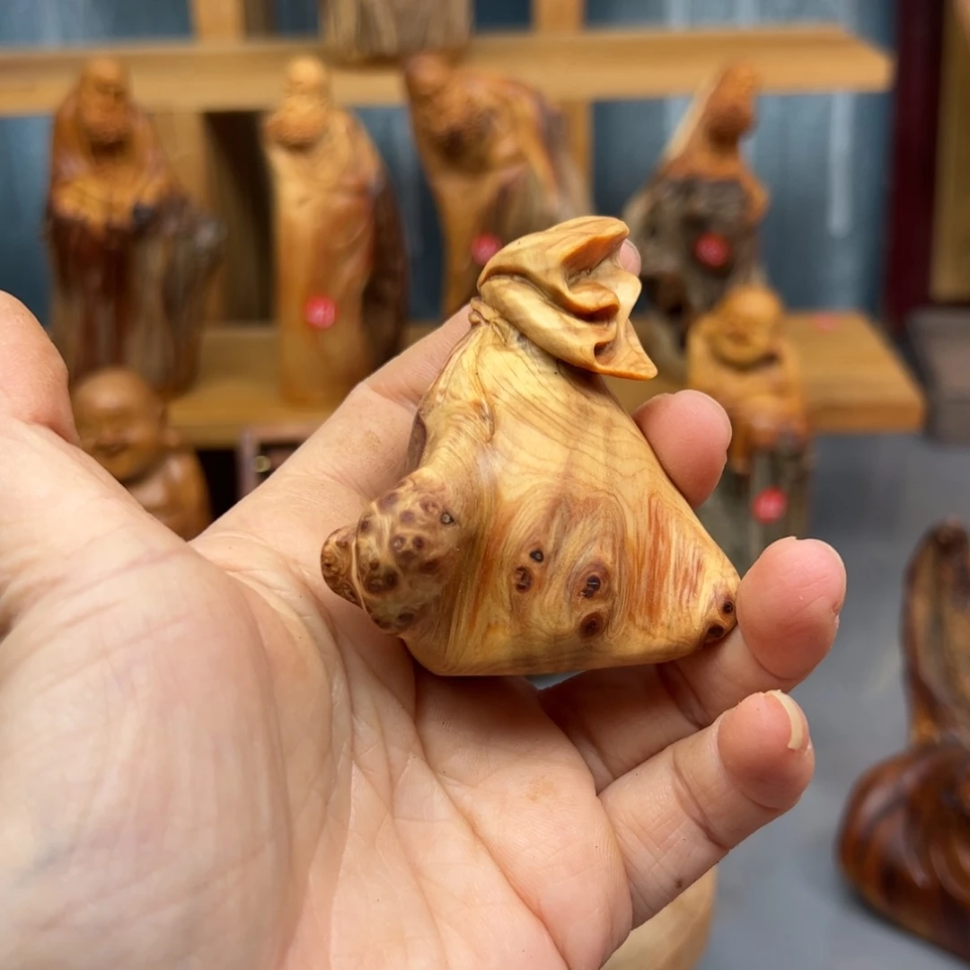柏木崖柏木摆件手把件，60