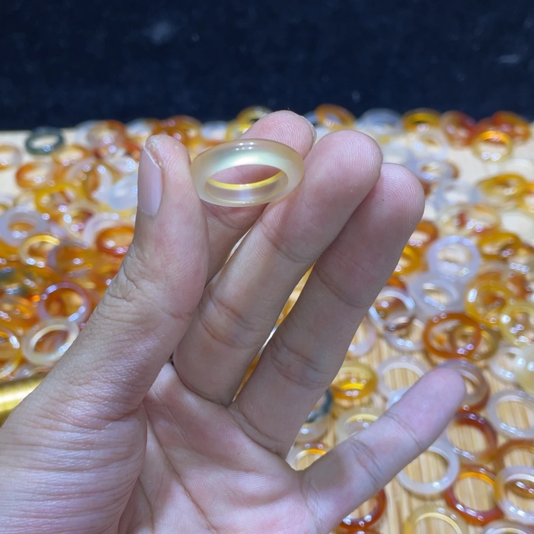 玛瑙/玉髓合金戒指218号港11 默认瑕疵