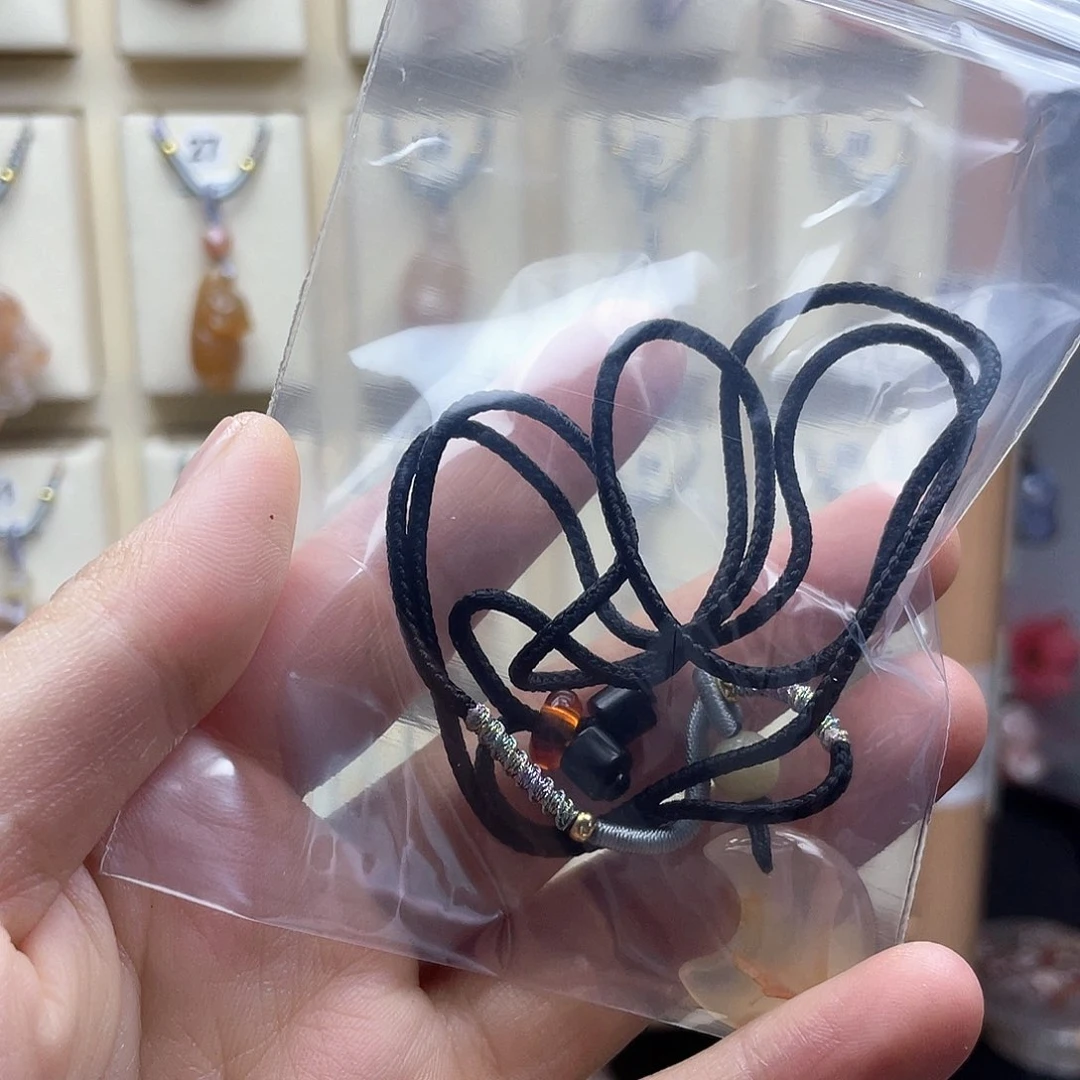 石英质玉未镶嵌吊坠(赠链)紫*