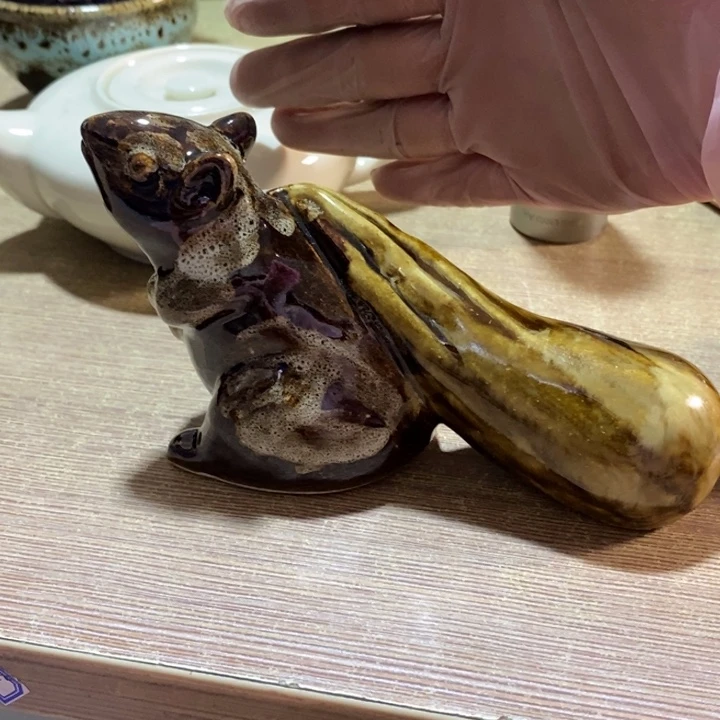 瓷片七厂窑变老鼠