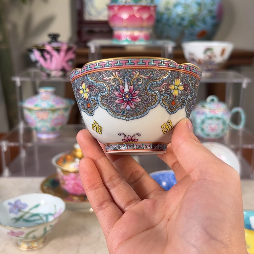 纯手工手绘 高端茶器