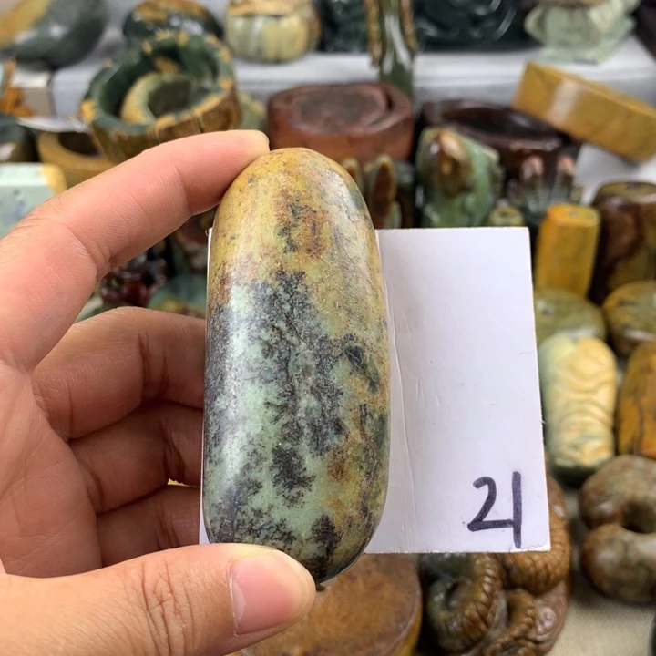 岫岩河磨玉（透闪石质玉）未镶嵌珠宝奇石