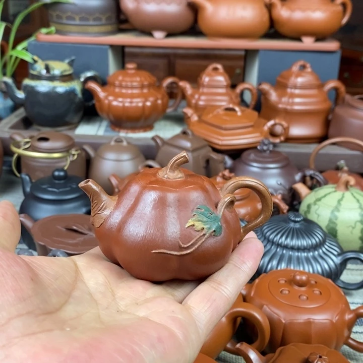 紫砂茶壶南瓜50-100cc特价促销