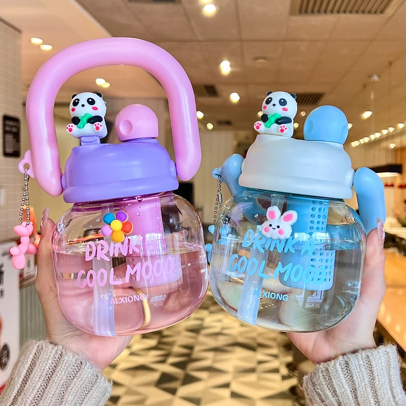水杯2025新款女大容量大肚杯高颜值手提吨吨杯学生儿童便携饮水壶