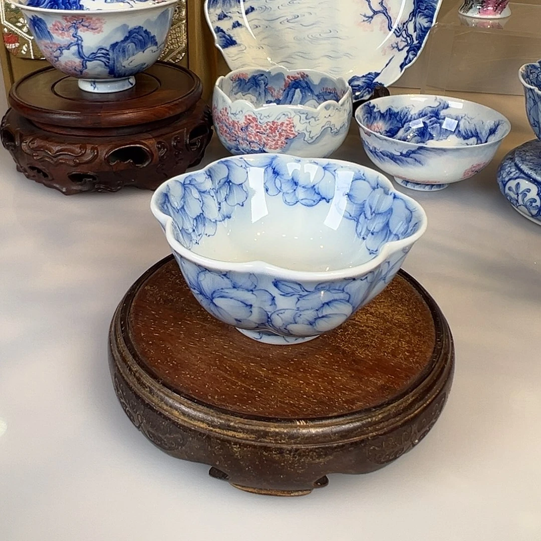 杯子青樵轩栀子花主人杯