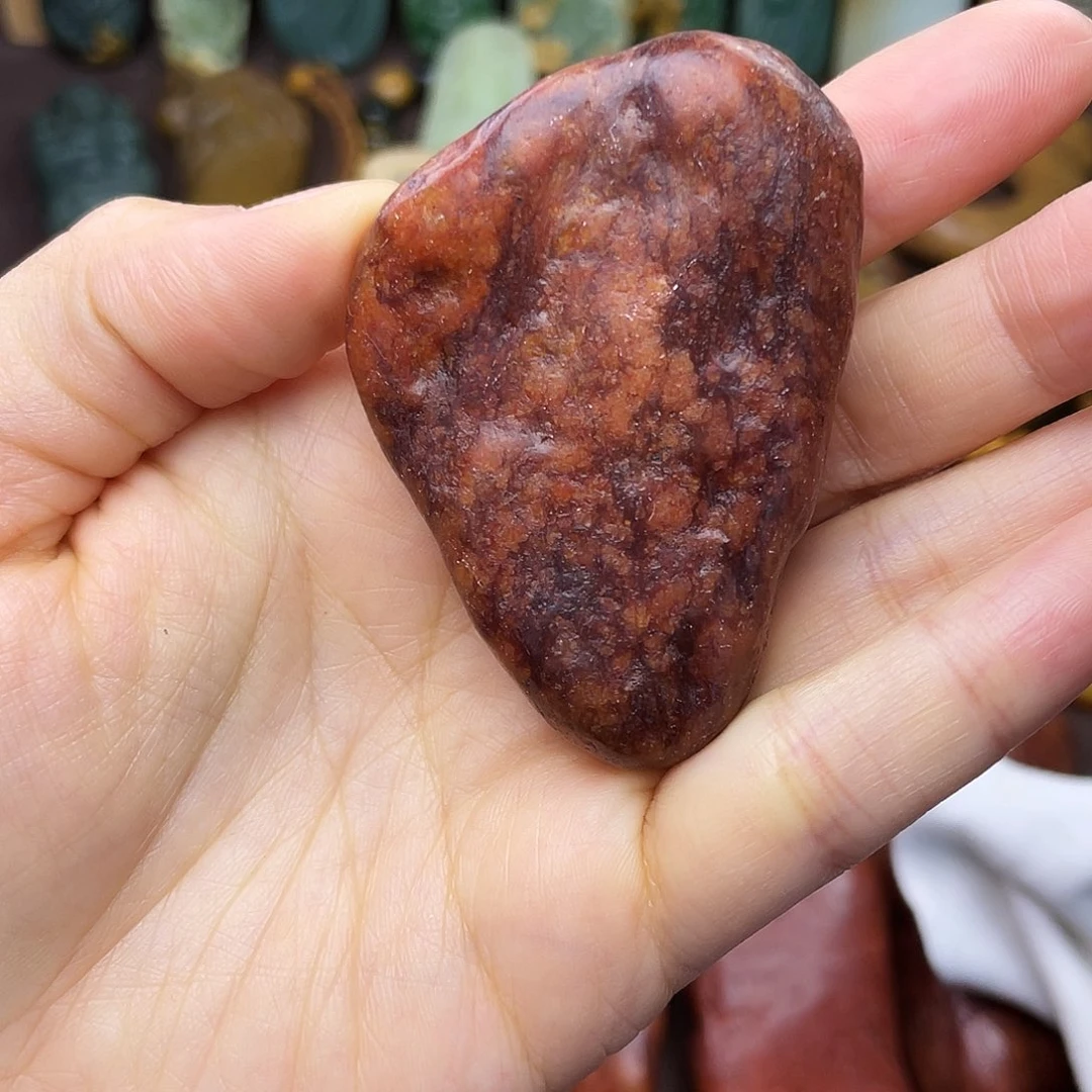 岫岩河磨玉（透闪石质玉）未镶嵌颈饰