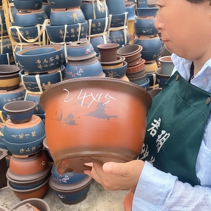 紫砂花盆紫砂花盆
