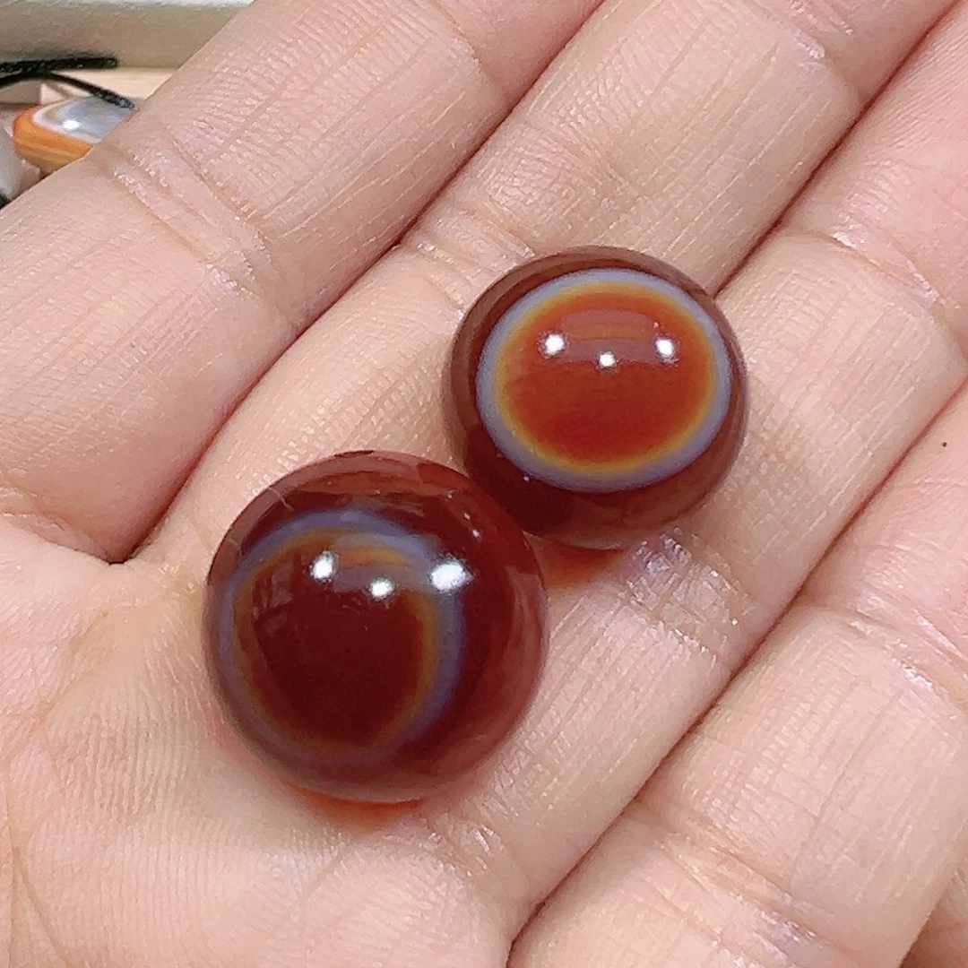 玛瑙/玉髓珠宝半成品未镶嵌永****红