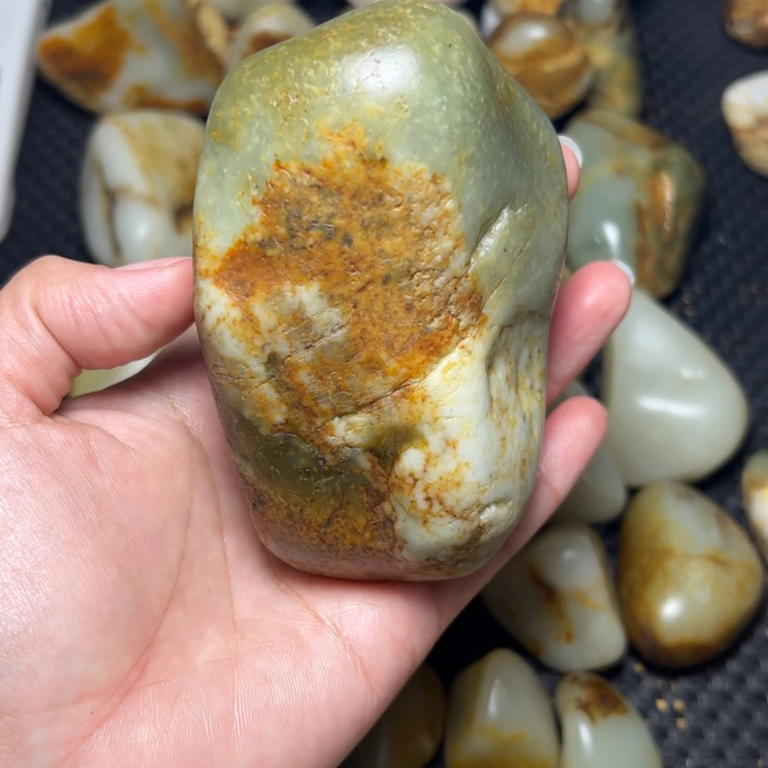 和田玉未镶嵌挂件A81