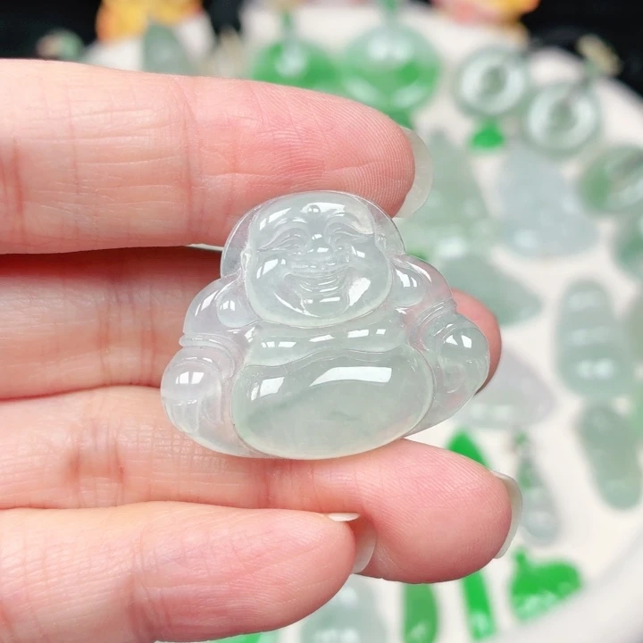 颈饰未镶嵌翡翠缅甸天然A货翡翠