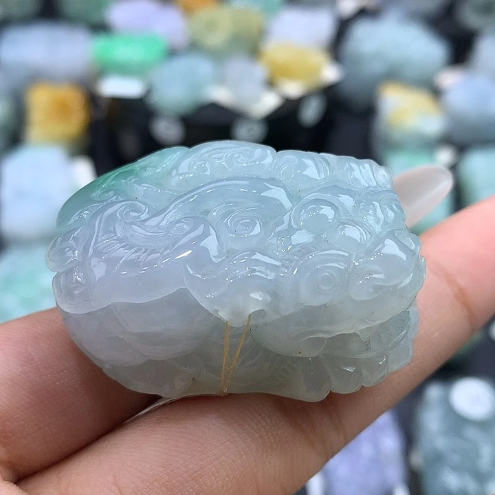 翡翠未镶嵌颈饰天然缅甸翡翠