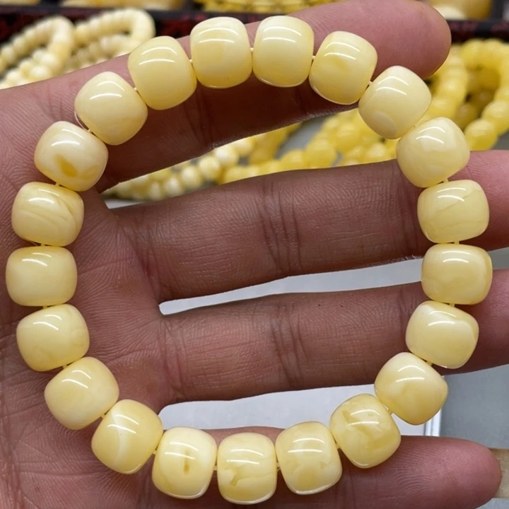 裸石琥珀未镶嵌手串