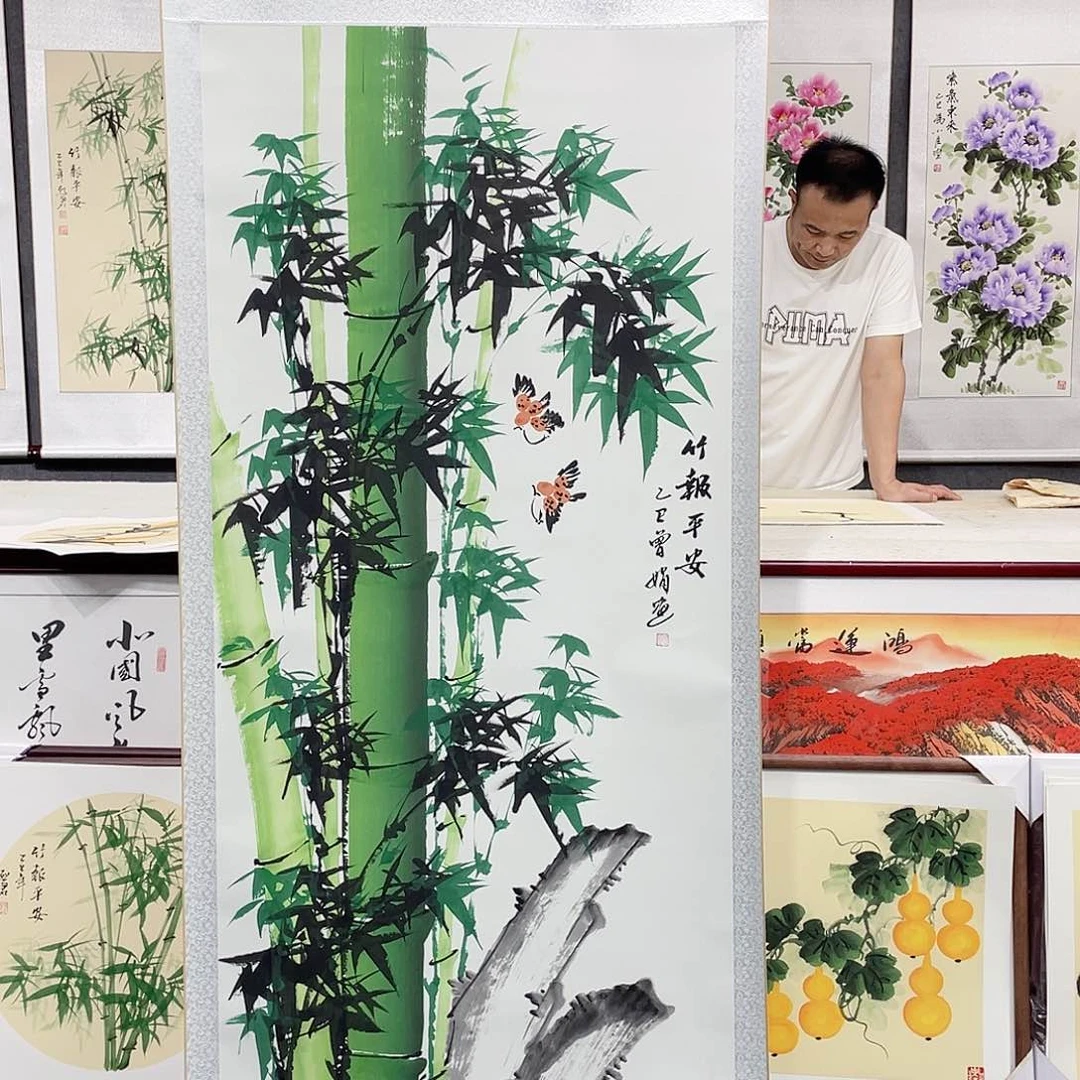 国画手绘画画绘画作品