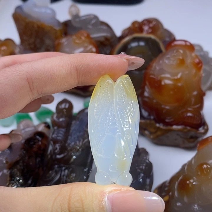 玛瑙/玉髓合金颈饰