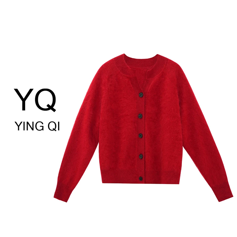 【皇家拉绒】禾家同款100羊绒 皇家拉绒秋冬爆款宽松外搭毛衣女