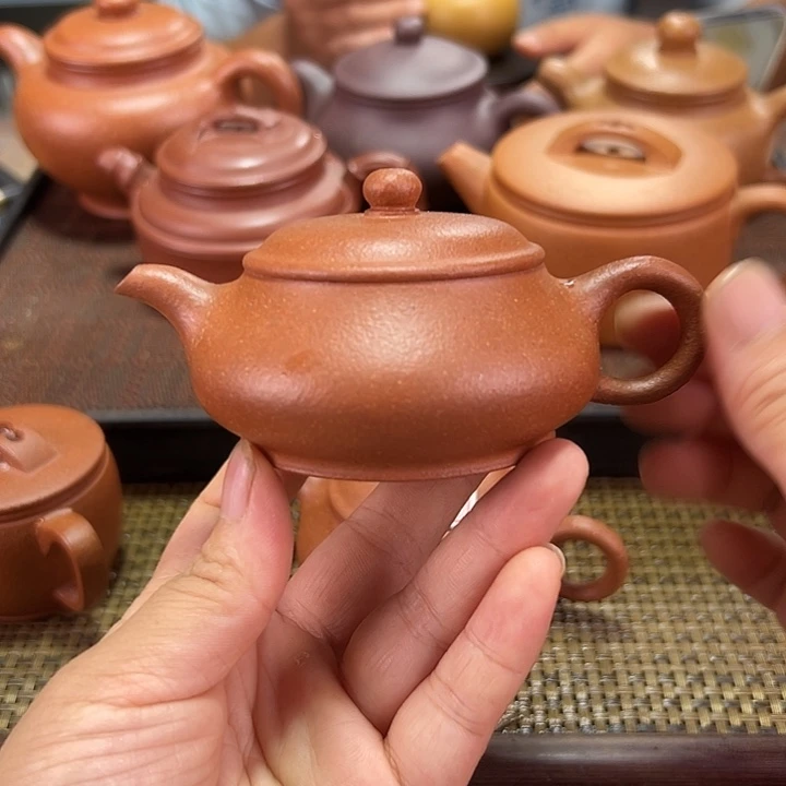 紫砂茶壶明炉120红降