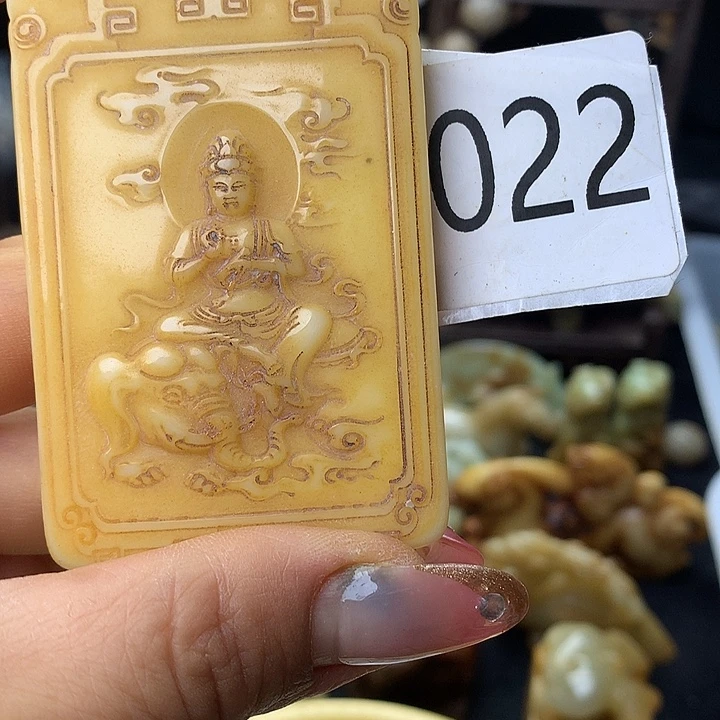 和田玉银S925镀金镶嵌颈饰