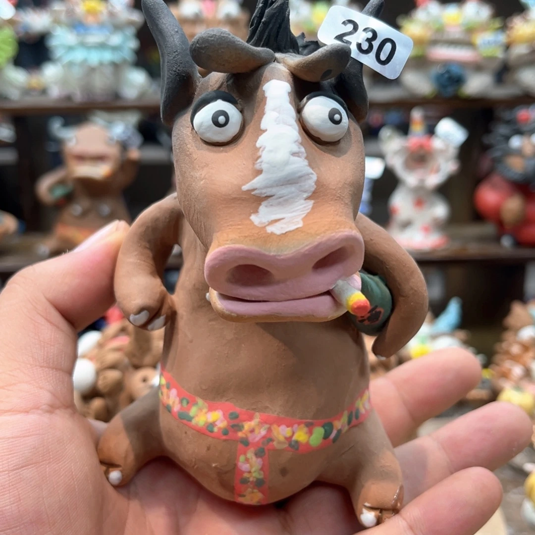 摆件直播间纯手工陶瓷摆件230