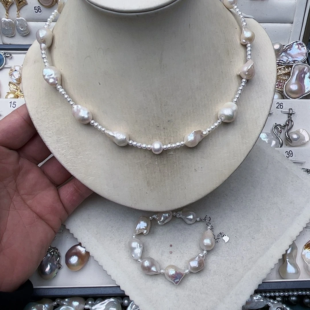 淡水珍珠吊坠(不含链)未镶嵌抹*03