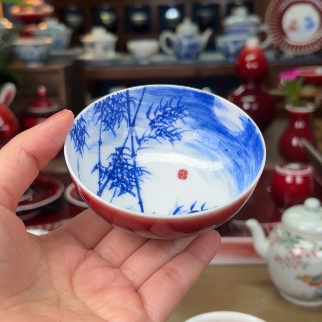 闻轩坊开播福利杯 月下竹影 普洱杯