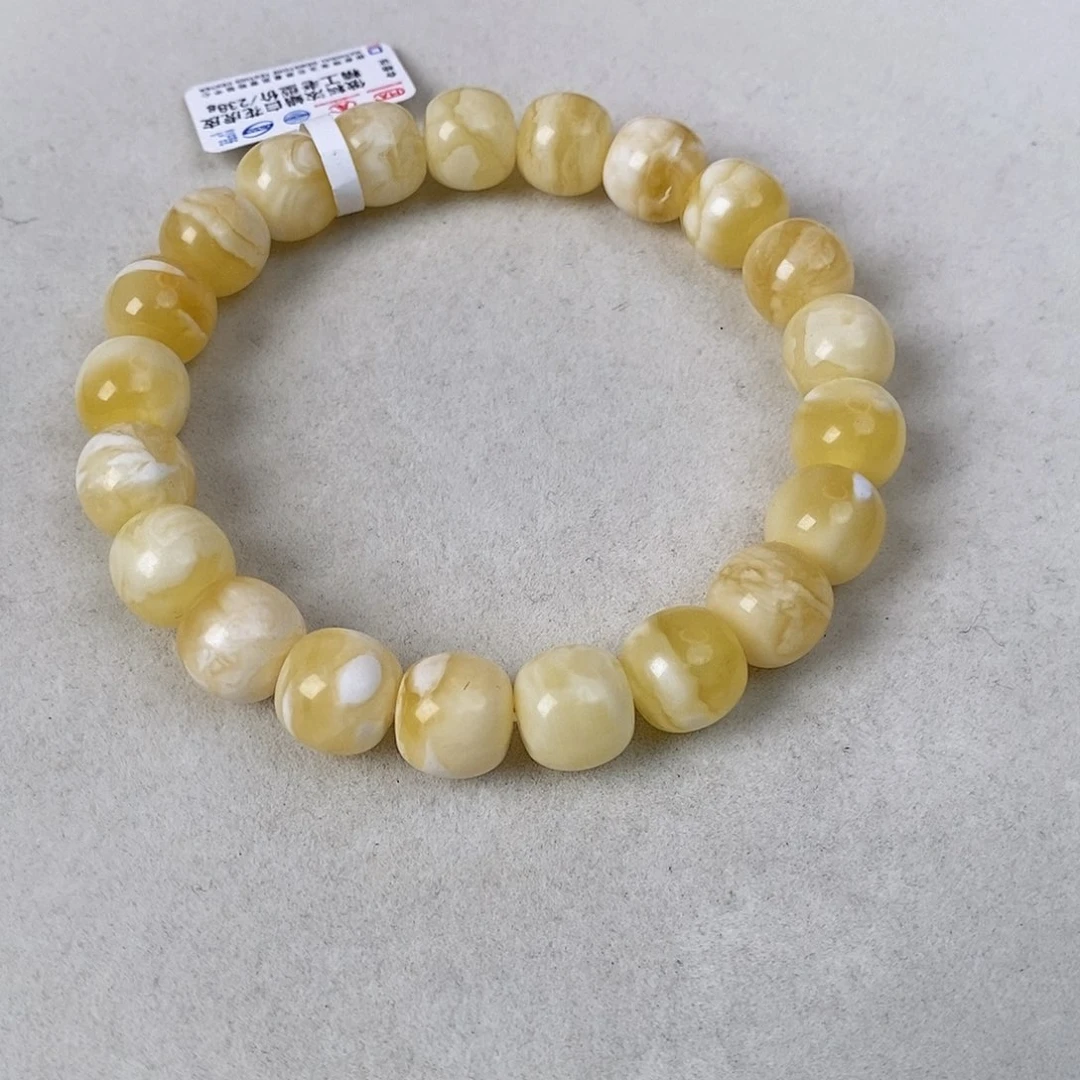 蜜蜡未镶嵌珠宝奇石11mm 16.6g