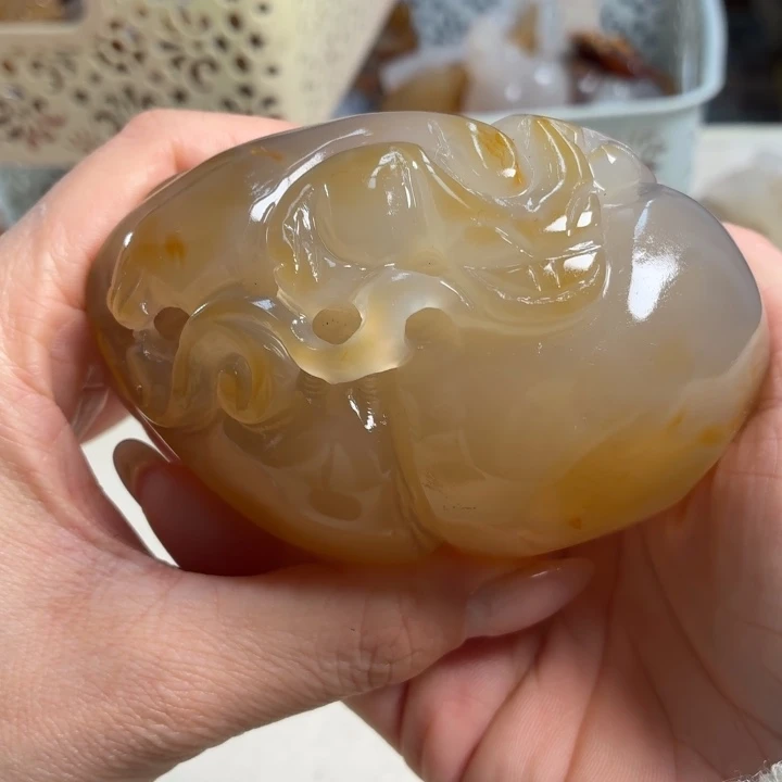 玛瑙/玉髓未镶嵌吊坠(不含链)