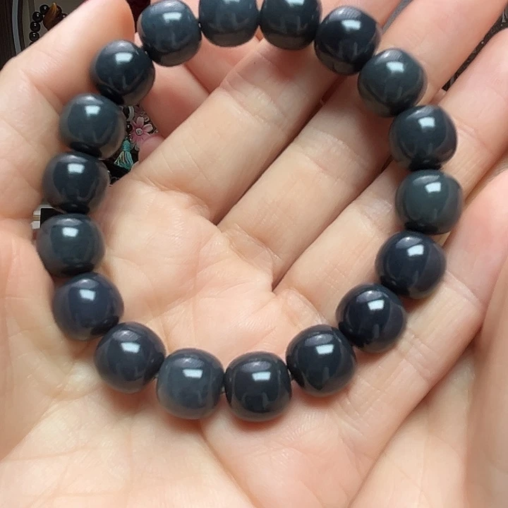 和田玉（墨玉）未镶嵌颈饰卡12老型福利款