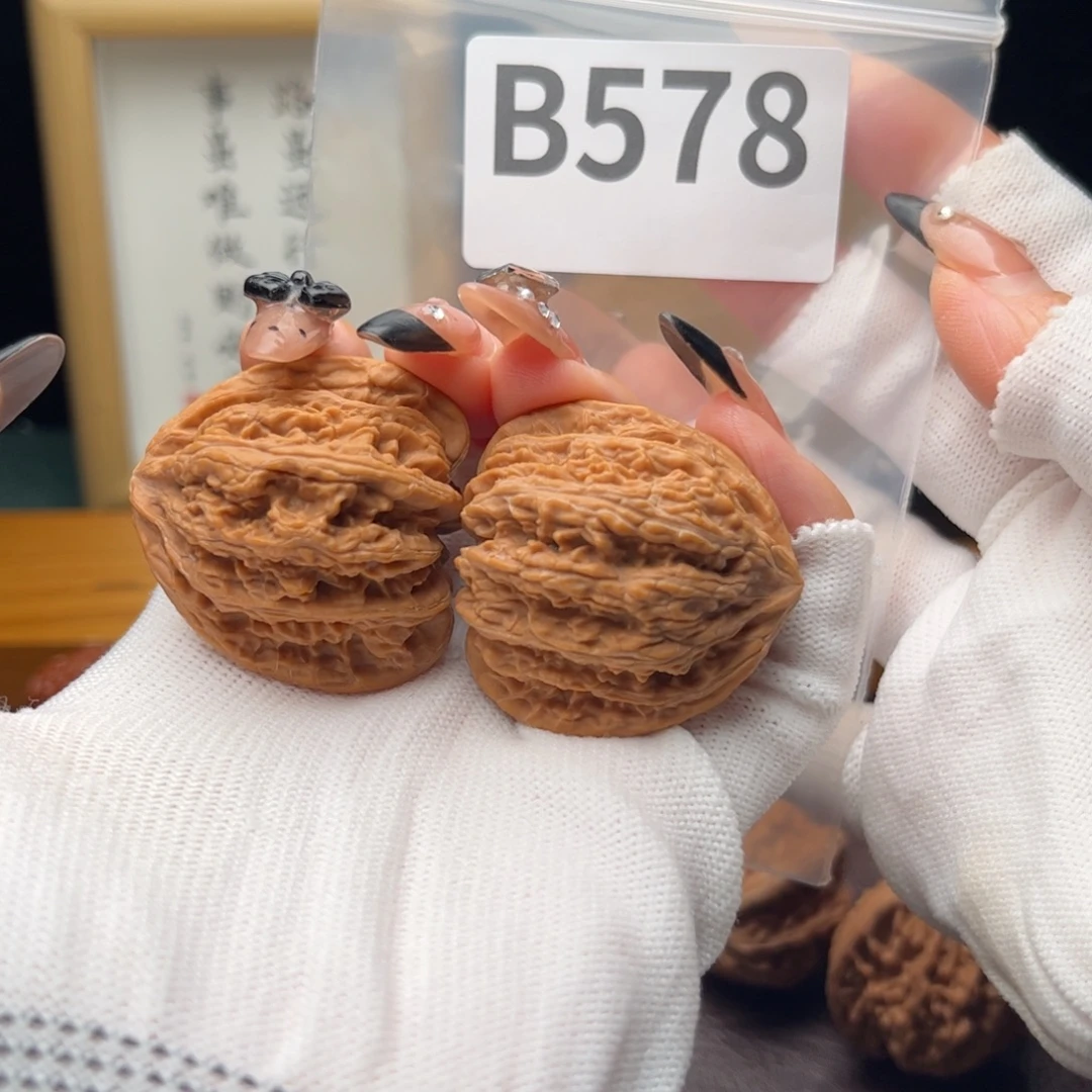 把件文玩核桃38密纹b578