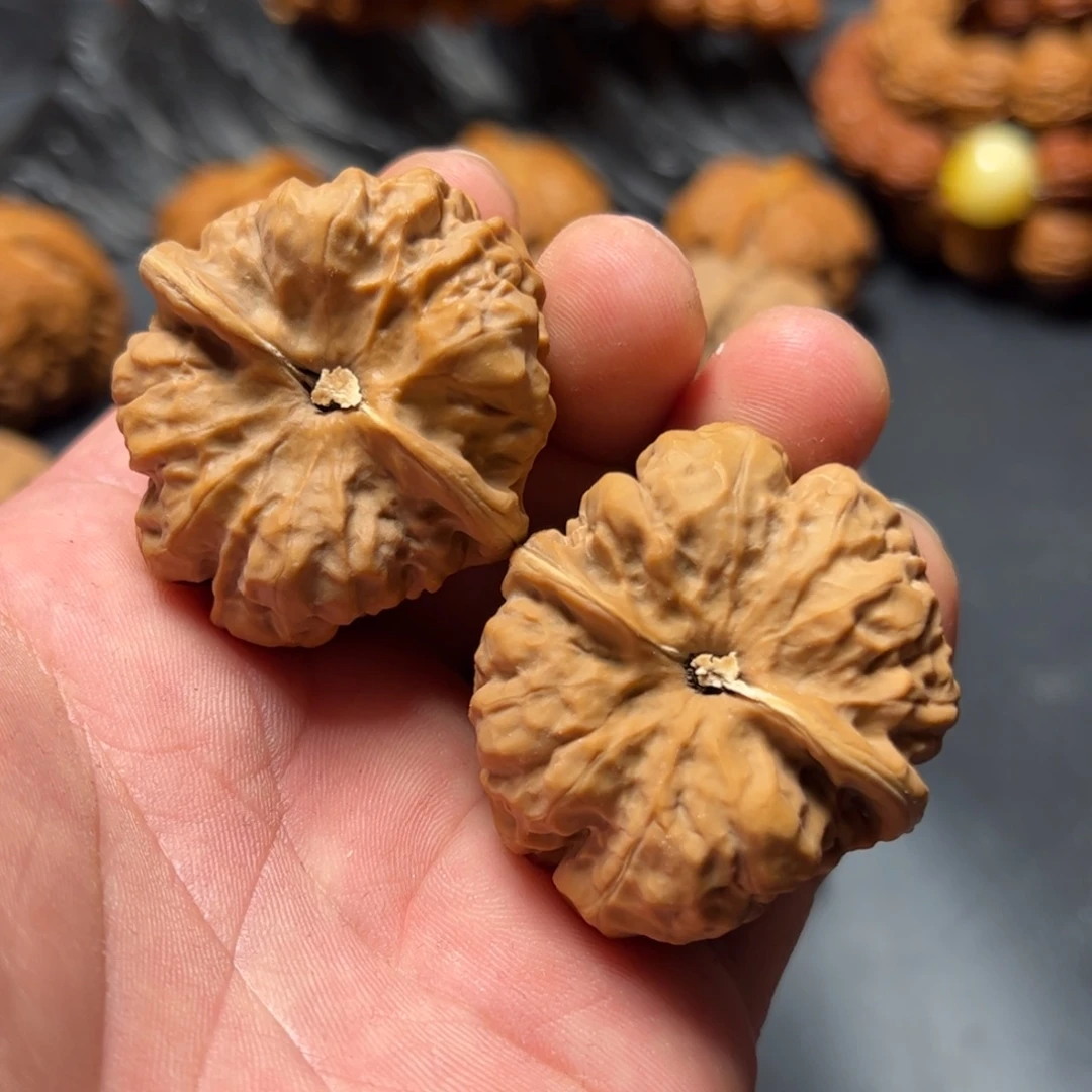 終***止文玩核桃手串蛤蟆头尺寸39