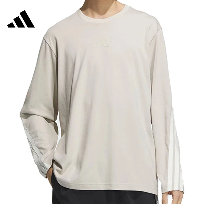 adidas/阿迪达斯男子运动潮流百搭长袖T恤KC3888