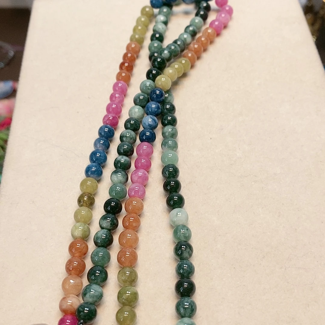 散珠玛瑙/玉髓6mm到手2条