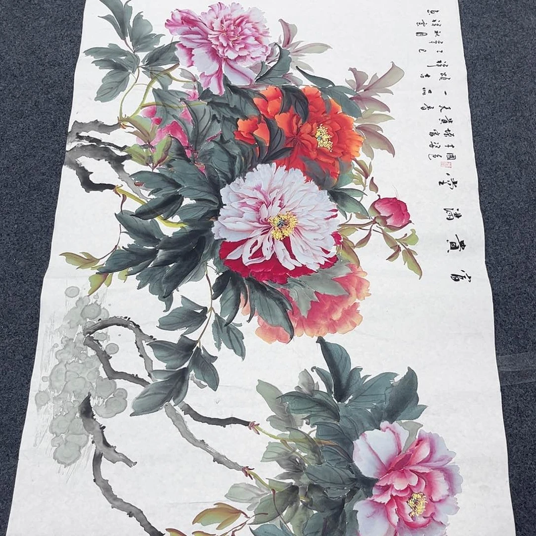 国画纯手绘国画大放漏