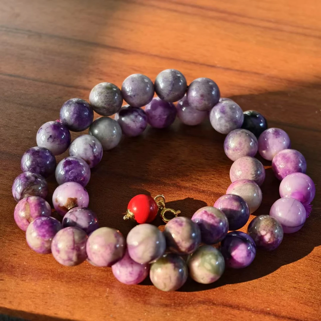 SJL紫圆珠手链24-170