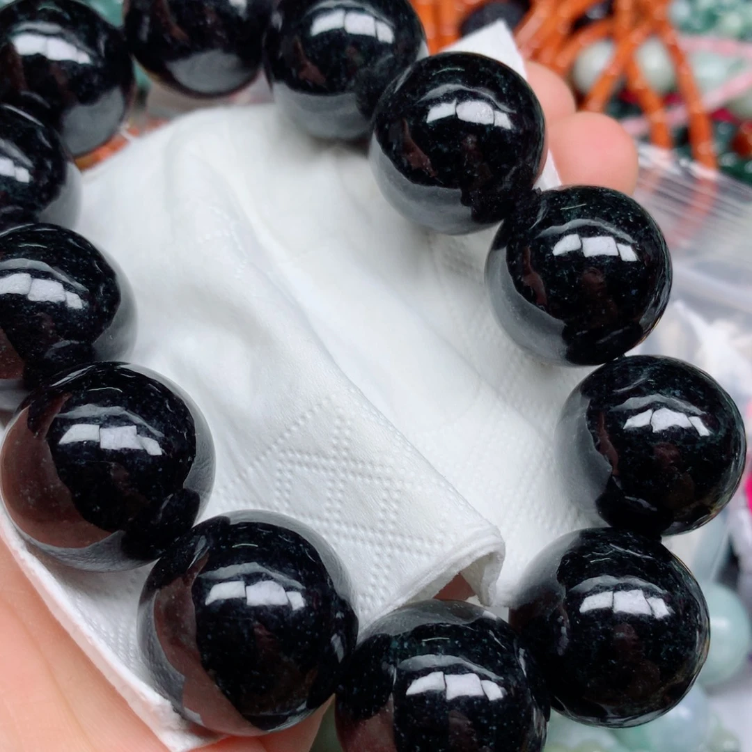 翡翠未镶嵌项链珠珠