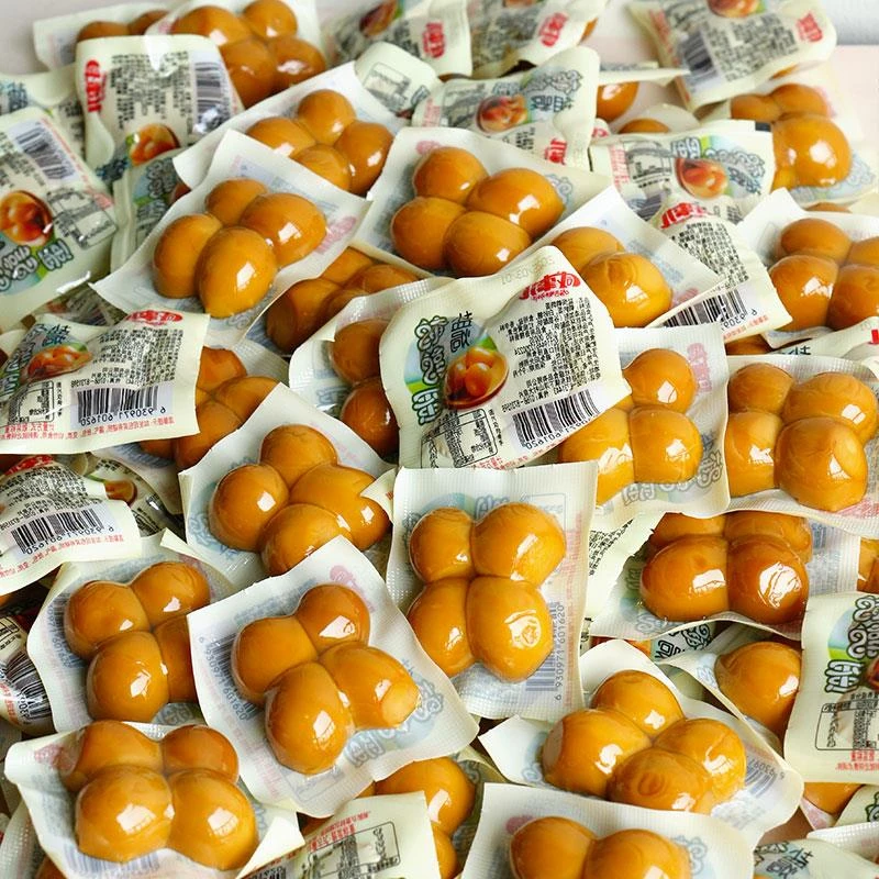 咸事儿盐焗鹌鹑蛋卤蛋即食去壳盐焗五香卤味儿童早餐网红零食小吃