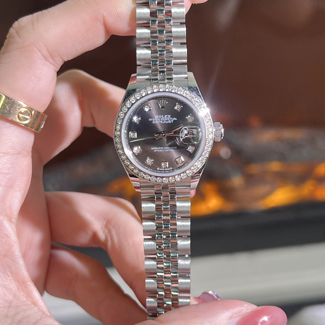 99新 Rolex/劳力士 女装日志型m279384rbr-0017腕表/WHT030954