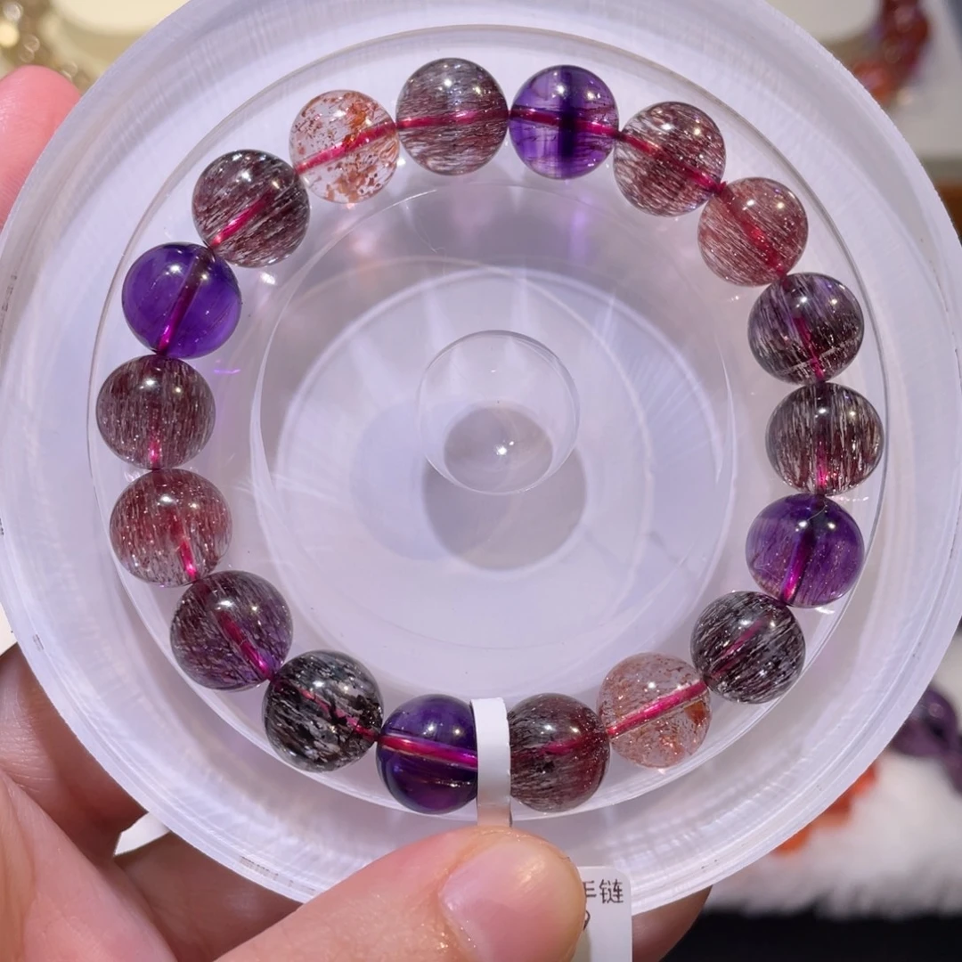 手链水晶未镶嵌黑加仑超七手链