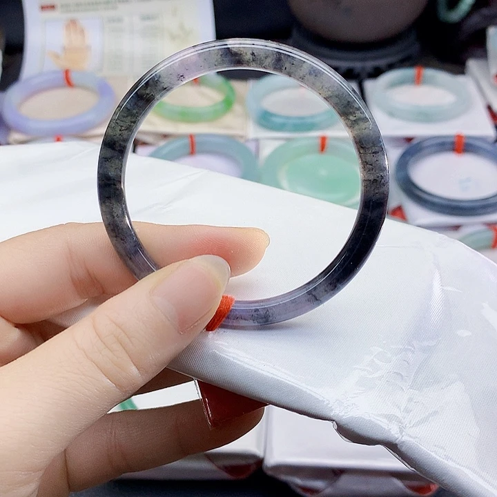 未镶嵌手镯翡翠缅甸天然翡翠A货54.6