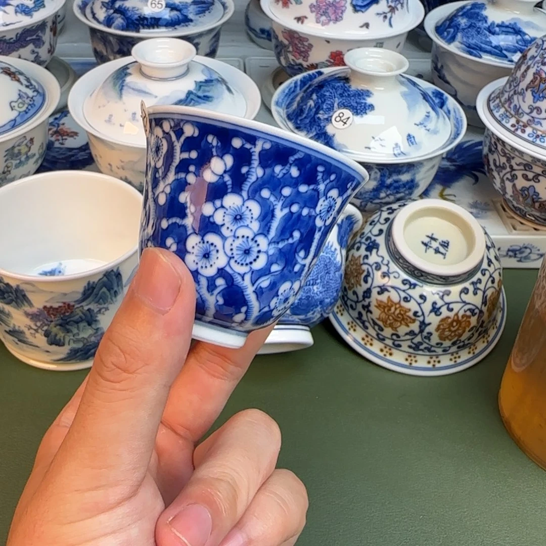 彦祖纯手工手绘茶具123
