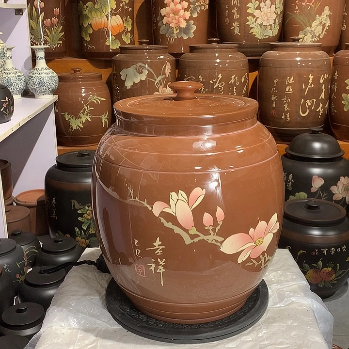 五号亮光水缸。