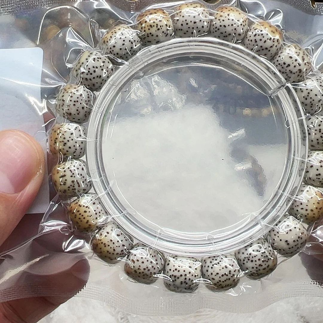 星月菩提手串39高端火烧云星月菩提单圈1.1