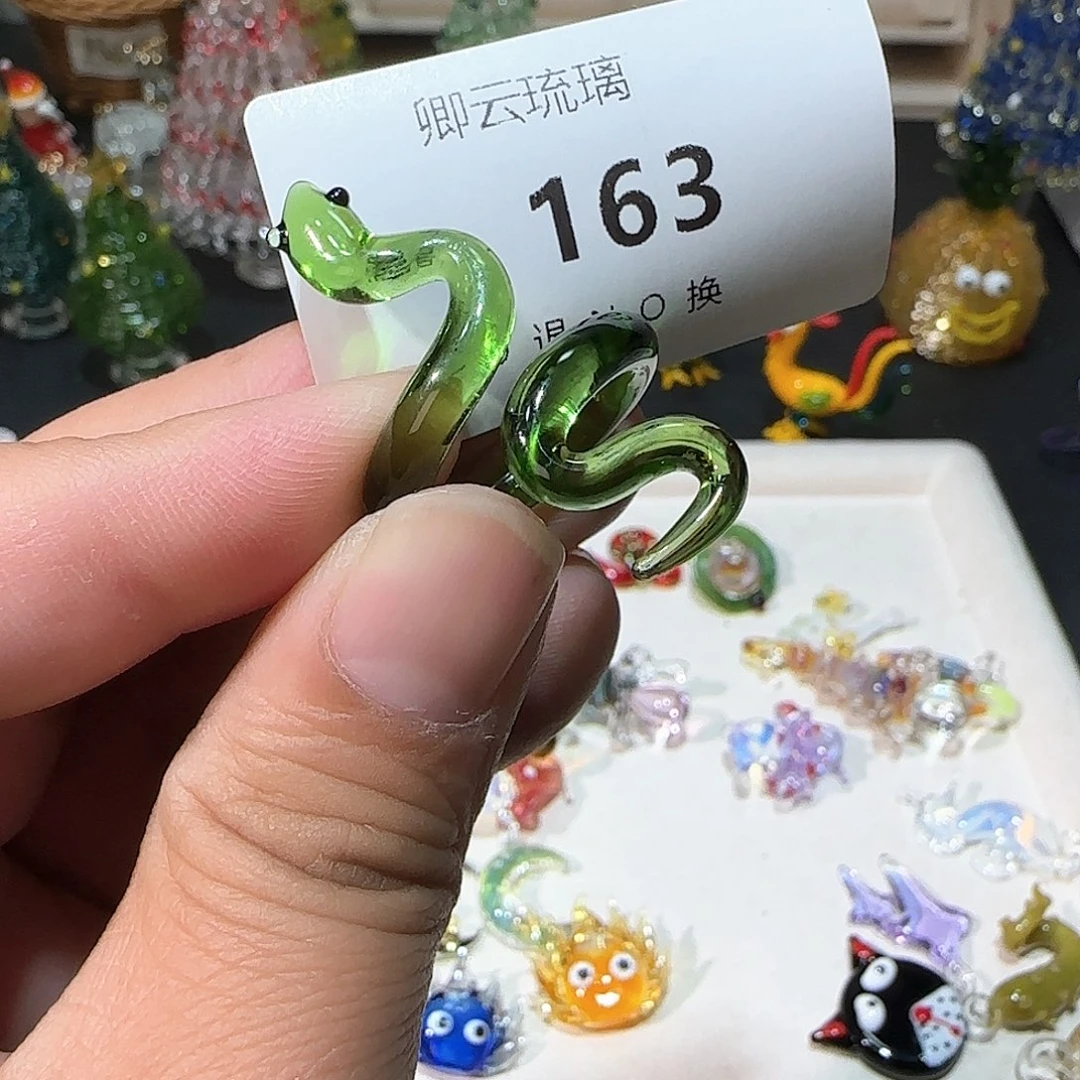 玻璃吊坠(不含链)163戒指