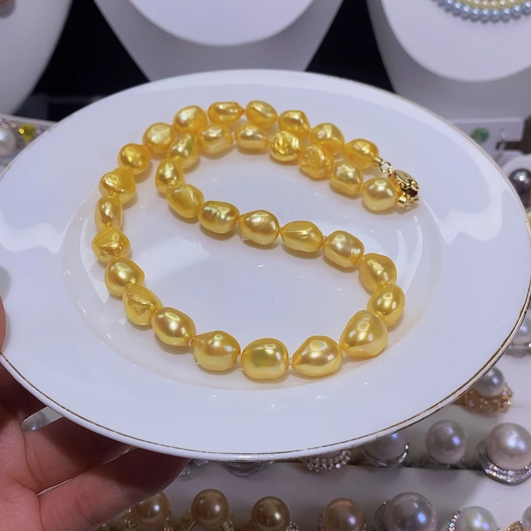 淡水珍珠颈饰合金