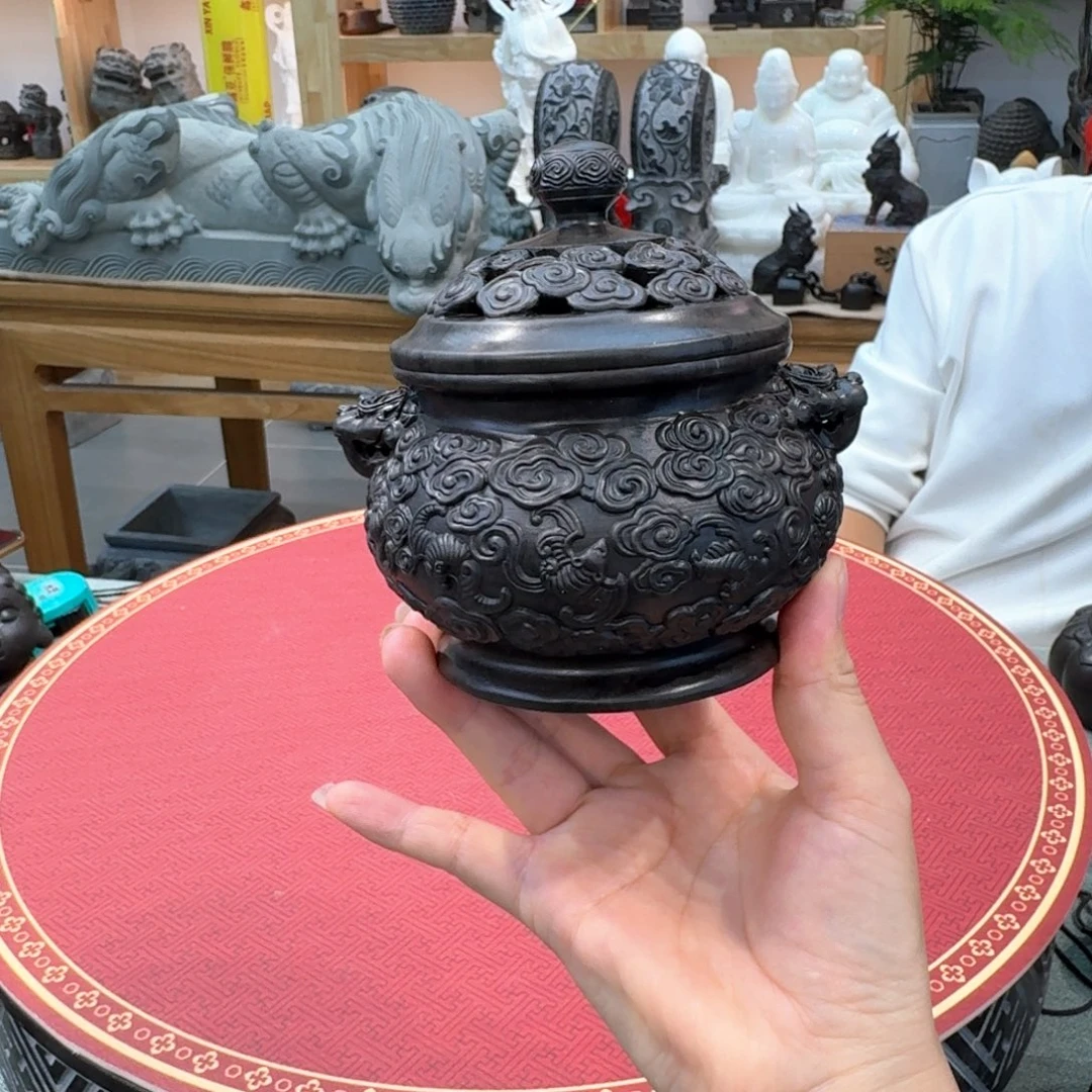 西安石晋錾石雕手工雕刻摆件