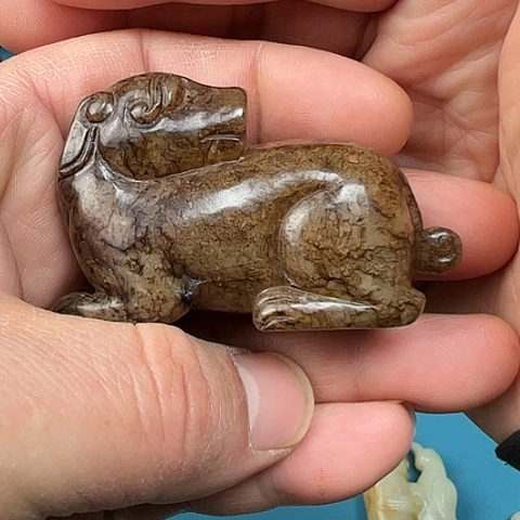 和田玉把件未镶嵌