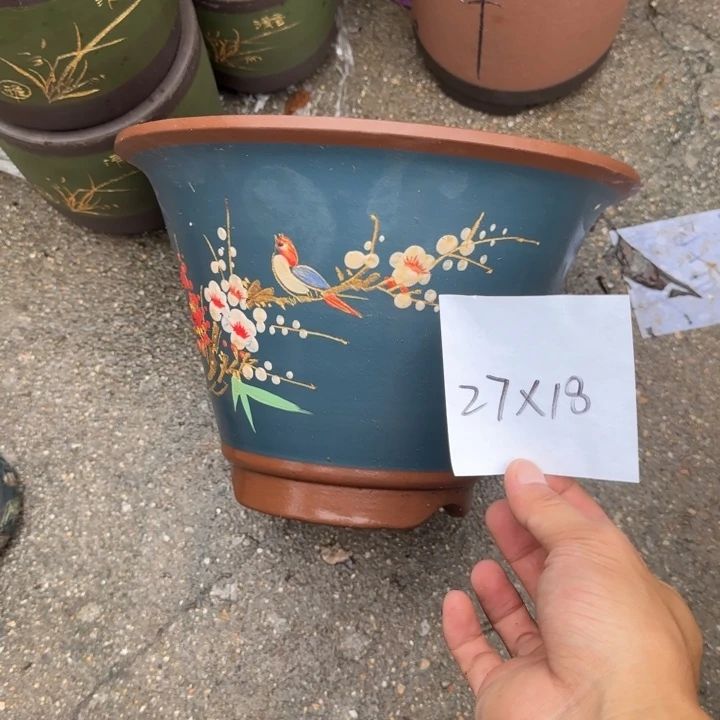 紫砂花盆特价清仓
