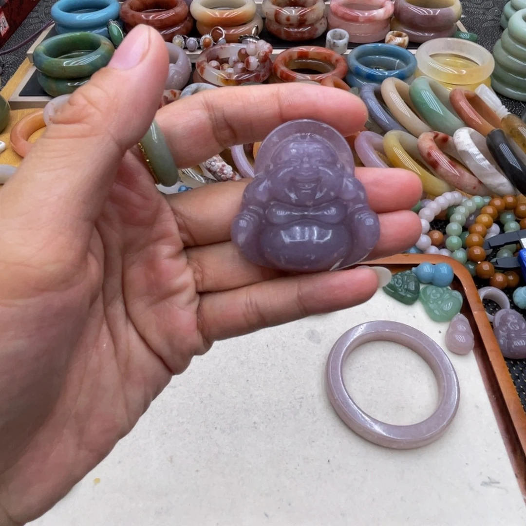 暖***冬未镶嵌圈口54石英质玉