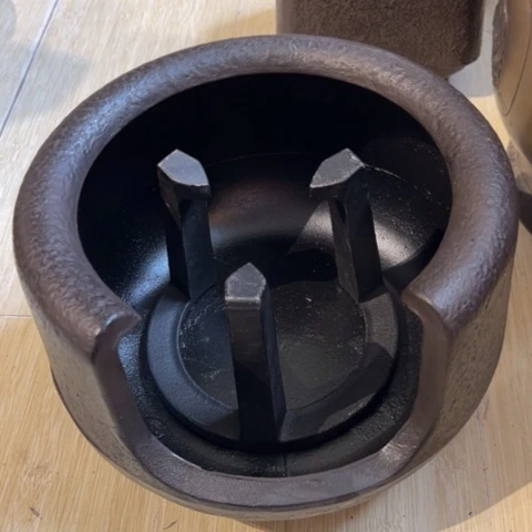 蜜安罐瓷香炉锡茶则