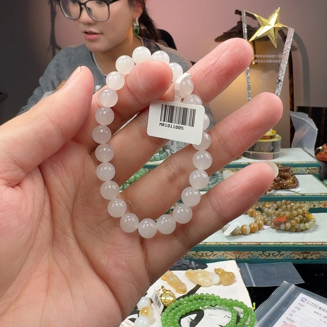 和田玉手串未镶嵌